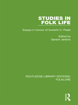 cover image of Studies in Folk Life Pbdirect